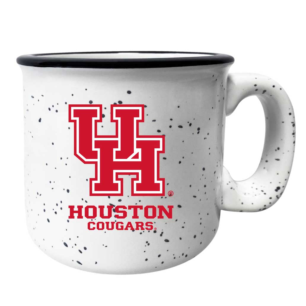 University Of Houston Speckled Ceramic Camper Coffee Mug - Choose Your Color - Gray