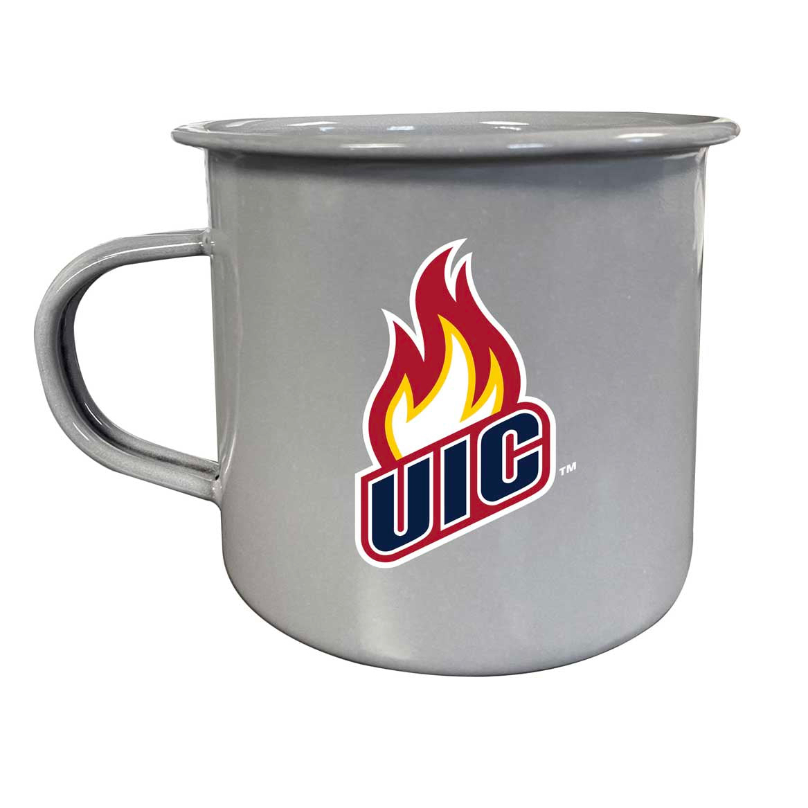 University Of Illinois At Chicago Tin Camper Coffee Mug - Choose Your Color - White