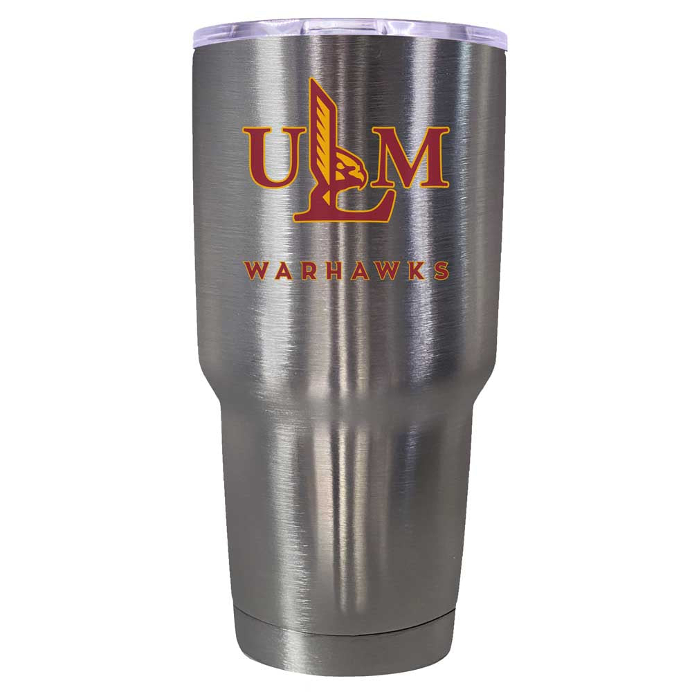 University Of Louisiana Monroe 24 Oz Choose Your Color Insulated Stainless Steel Tumbler - Stainless