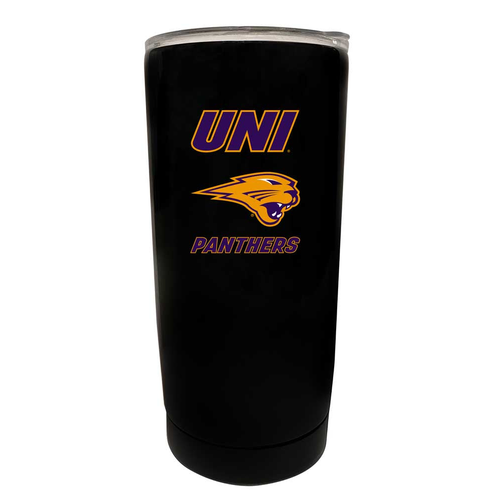 University Of Northern Iowa Choose Your Color Insulated Stainless Steel Tumbler Glossy Brushed Finish - Black