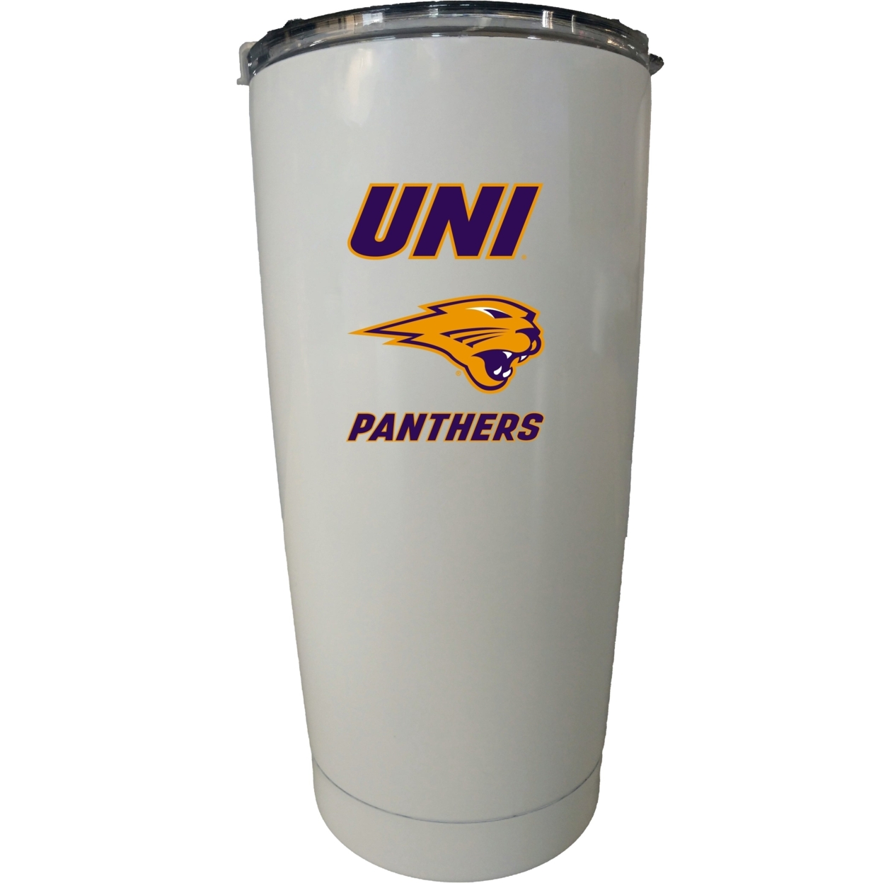 University Of Northern Iowa Choose Your Color Insulated Stainless Steel Tumbler Glossy Brushed Finish - White
