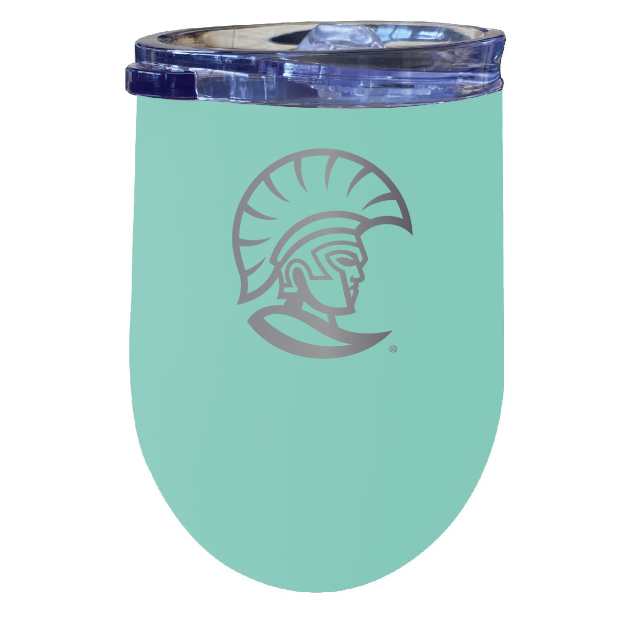University Of Tampa Spartans 12 Oz Etched Insulated Wine Stainless Steel Tumbler - Choose Your Color - Coral