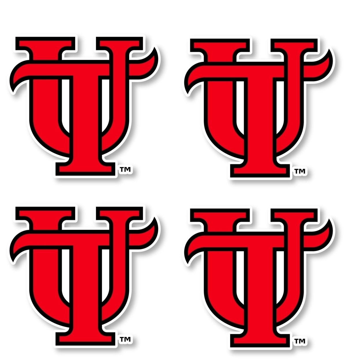 University Of Tampa Spartans 2 Inch Vinyl Mascot Decal Sticker - 1, 4-Inch