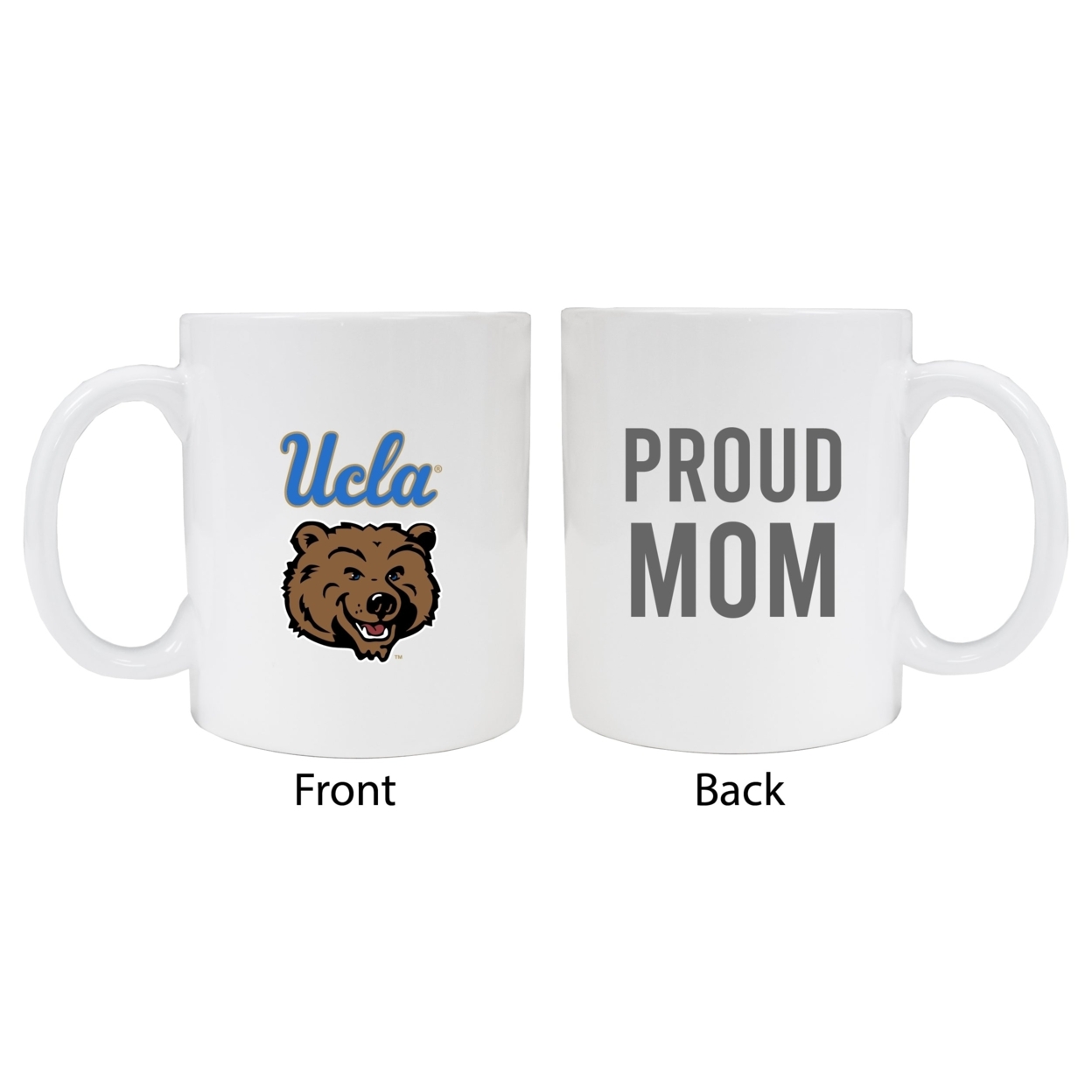 UCLA Bruins Proud Mom Ceramic Coffee Mug - White