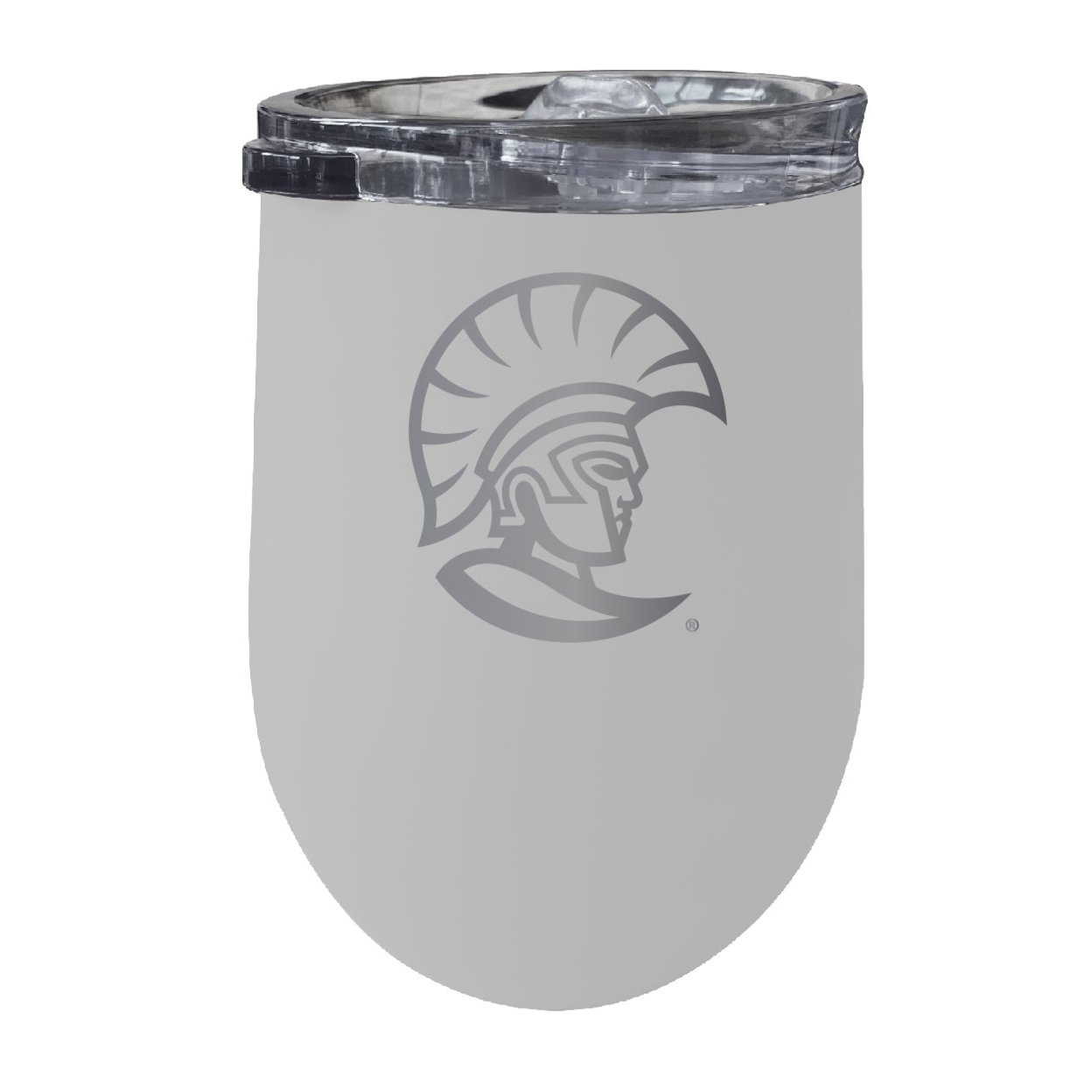 University Of Tampa Spartans 12 Oz Etched Insulated Wine Stainless Steel Tumbler - Choose Your Color - White