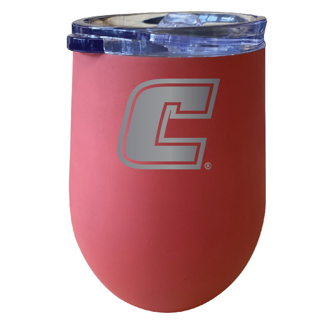 University Of Tennessee At Chattanooga 12 Oz Etched Insulated Wine Stainless Steel Tumbler - Choose Your Color - Coral