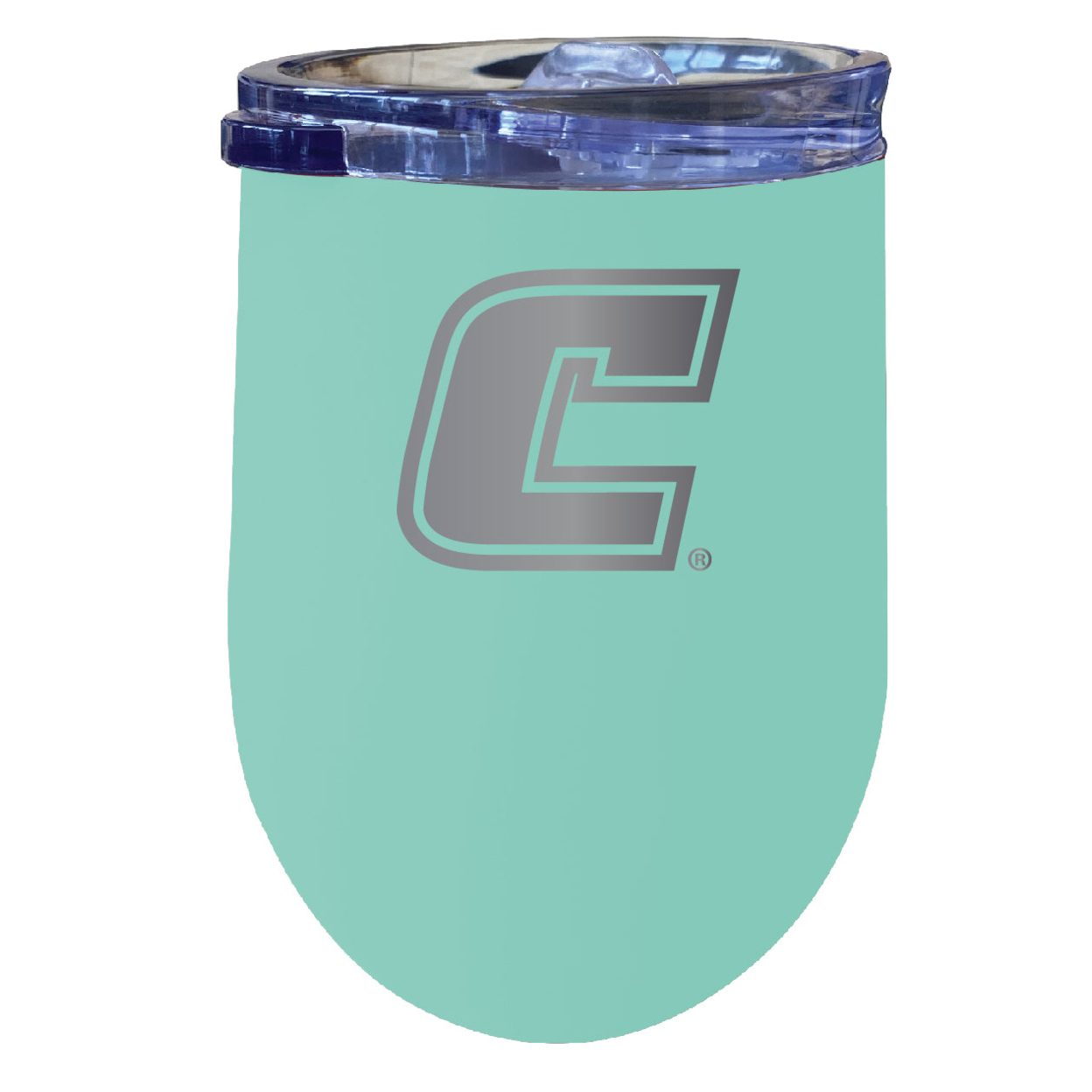 University Of Tennessee At Chattanooga 12 Oz Etched Insulated Wine Stainless Steel Tumbler - Choose Your Color - Seafoam