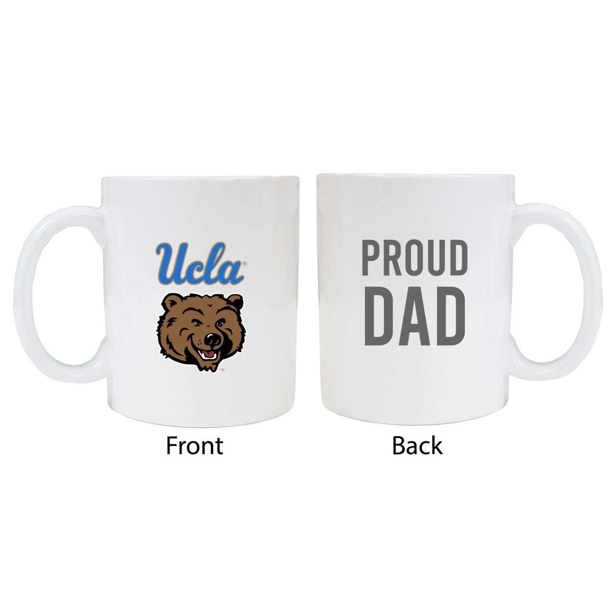 UCLA Bruins Proud Dad Ceramic Coffee Mug - White