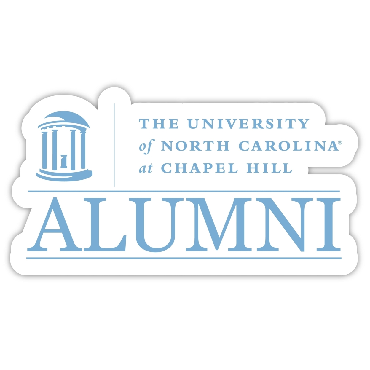 UNC Tar Heels Alumni 4 Sticker
