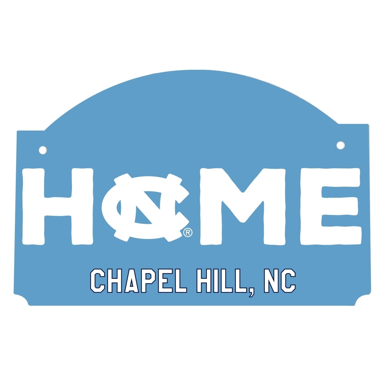 UNC Tar Heels Wood Sign With String