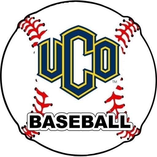 University Of Central Oklahoma Bronchos 4-Inch Round Baseball Vinyl Decal Sticker