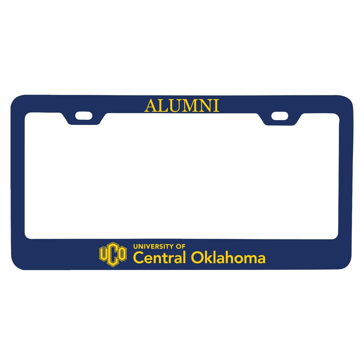 University Of Central Oklahoma Bronchos Alumni License Plate Frame