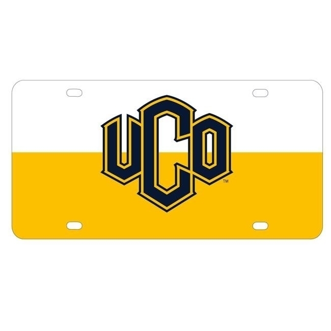 University Of Central Oklahoma Bronchos Metal License Plate Car Tag