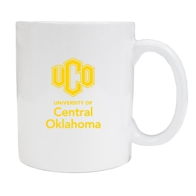 University Of Central Oklahoma Bronchos White Ceramic Mug 2-Pack (White).
