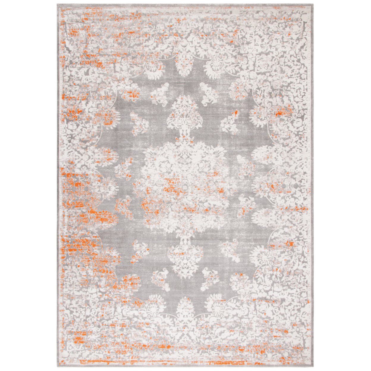 SAFAVIEH Passion Collection PAS406F Grey / Ivory Rug - 9' X 12'