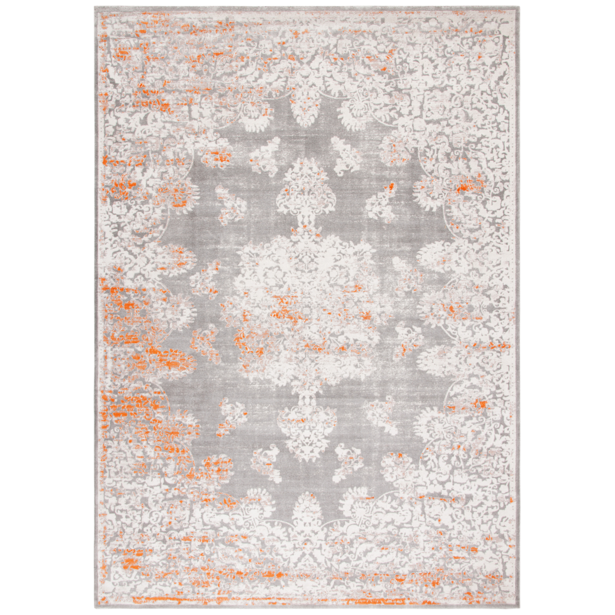 SAFAVIEH Passion Collection PAS406F Grey / Ivory Rug - 8' X 11'