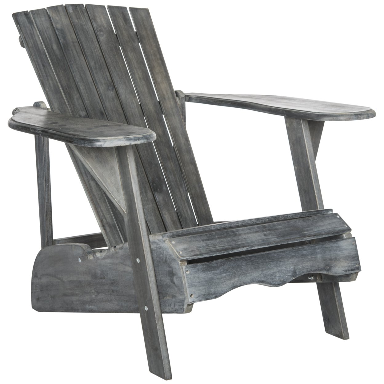 SAFAVIEH Outdoor Collection Mopani Chair Ash Grey