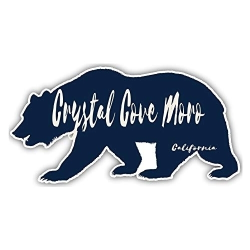 Crystal Cove Moro California Souvenir Decorative Stickers (Choose Theme And Size) - 4-Pack, 10-Inch, Camp Life