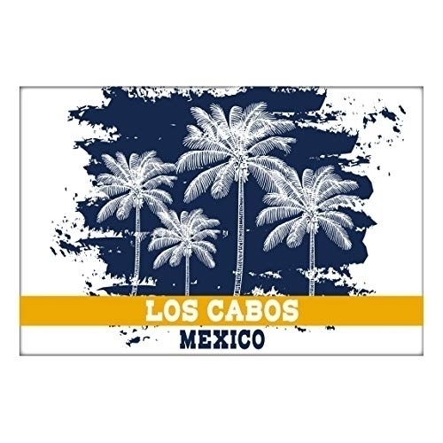 Los Cabos Mexico Souvenir 2x3 Inch Fridge Magnet Palm Design