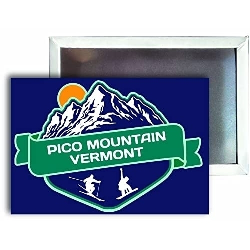Pico Mountain Vermont Ski Snowboard Winter Adventures 2.5X3.5 Refrigerator Magnet