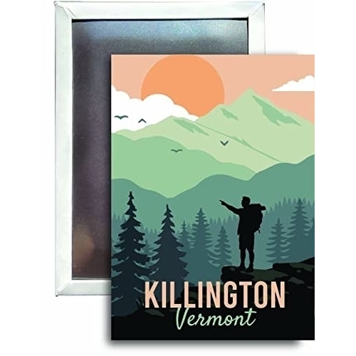 R And R Imports Killington Vermont Refrigerator Magnet 2.5X3.5 Approximately Hike Destination