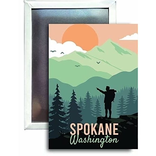 R And R Imports Spokane Washington Refrigerator Magnet 2.5X3.5 Approximately Hike Destination
