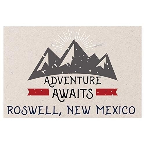 Roswell New Mexico Souvenir 2x3 Inch Fridge Magnet Adventure Awaits Design