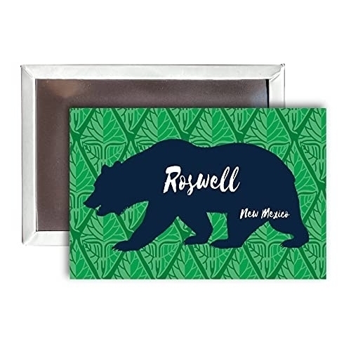 Roswell New Mexico Souvenir 2x3-Inch Fridge Magnet Bear Design