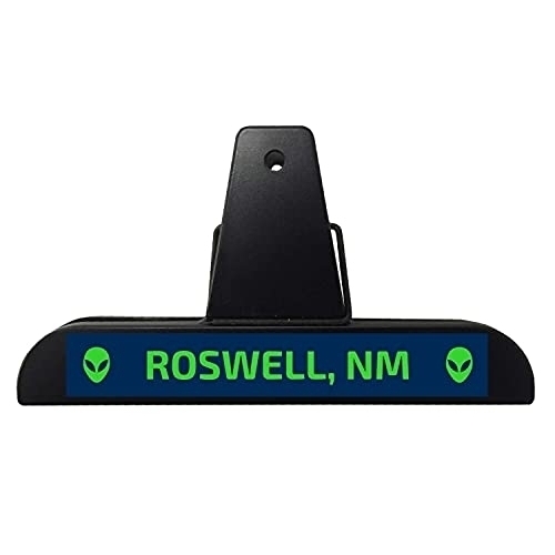Roswell New Mexico UFO Alien I Believe Souvenir 2-Pack Chip Clip