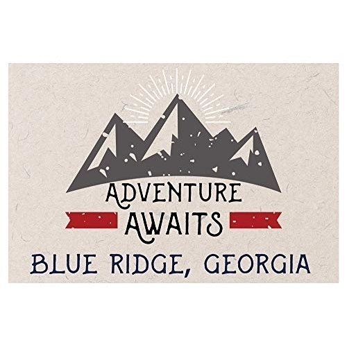 Blue Ridge Georgia Souvenir 2x3 Inch Fridge Magnet Adventure Awaits Design