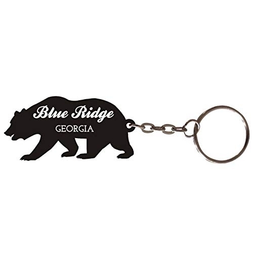 Blue Ridge Georgia Souvenir Metal Bear Keychain