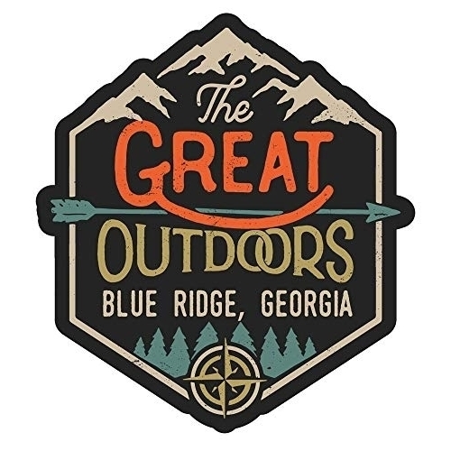 Blue Ridge Georgia The Great Outdoors Design 4-Inch Fridge Magnet