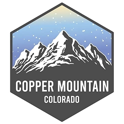 Copper Mountain Colorado Ski Snowboard Adventures Souvenir 4 Inch Fridge Magnet Mountain Design