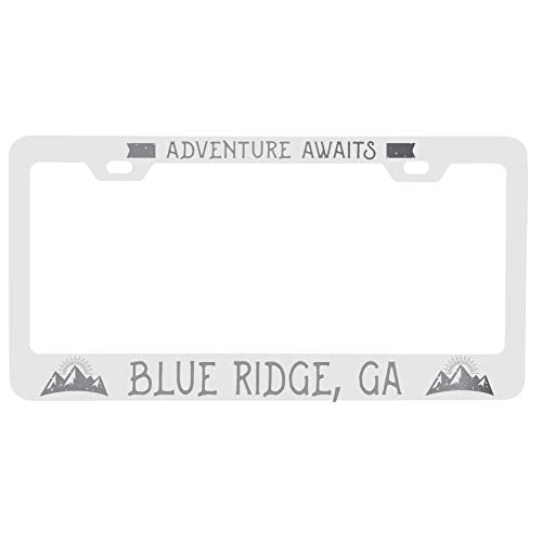 R And R Imports Blue Ridge Georgia Laser Engraved Metal License Plate Frame Adventures Awaits Design