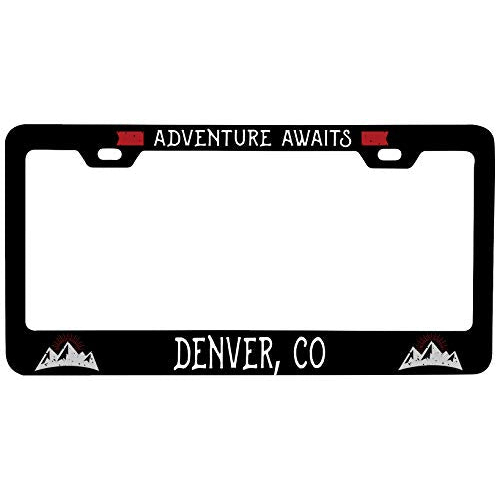 R And R Imports Denver Colorado Vanity Metal License Plate Frame