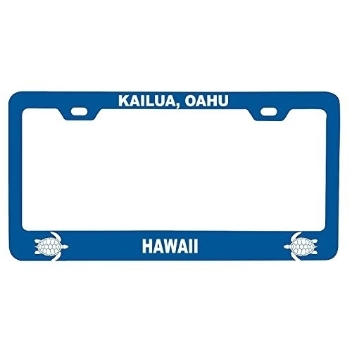 R And R Imports Kailua, Oahu Hawaii Turtle Design Souvenir Metal License Plate Frame