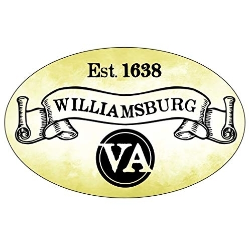 Williamsburg Virginia Historic Town Souvenir Oval Decal