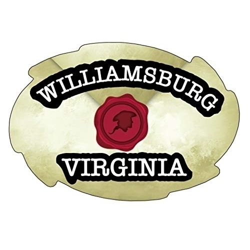 Williamsburg Virginia Historic Town Souvenir Swirl Sticker Decal