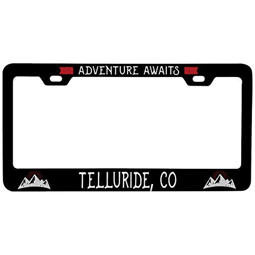 R And R Imports Telluride Colorado Vanity Metal License Plate Frame