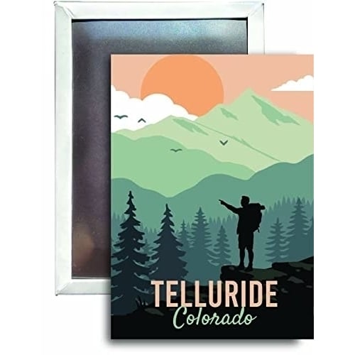 R And R Imports Telluride Colorado Refrigerator Magnet 2.5X3.5 Approximately Hike Destination