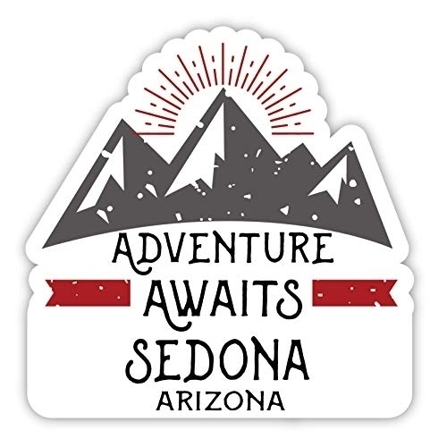 Sedona Arizona Souvenir 2-Inch Vinyl Decal Sticker Adventure Awaits Design