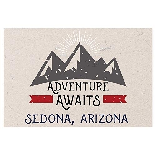 Sedona Arizona Souvenir 2x3 Inch Fridge Magnet Adventure Awaits Design