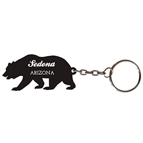 Sedona Arizona Souvenir Metal Bear Keychain