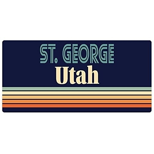 St. George Utah 5 X 2.5-Inch Fridge Magnet Retro Design