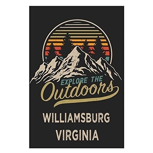 Williamsburg Virginia Souvenir 2x3-Inch Fridge Magnet Explore The Outdoors