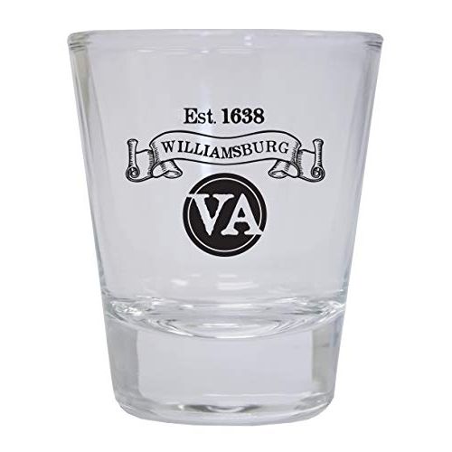 Williamsburg Virginia Historic Town Souvenir Round Shot Glass