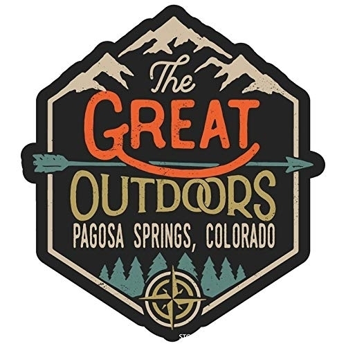 Pagosa Springs Colorado The Great Outdoors Design 4-Inch Fridge Magnet