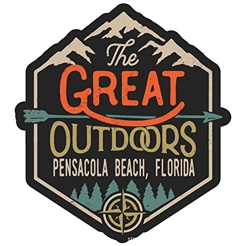 Pensacola Beach Florida The Great Outdoors Design 4-Inch Fridge Magnet