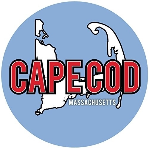 Cape Cod Massachusetts National Seashore Lighthouse Nautical Beach Souvenir 3 Round Sticker Decal