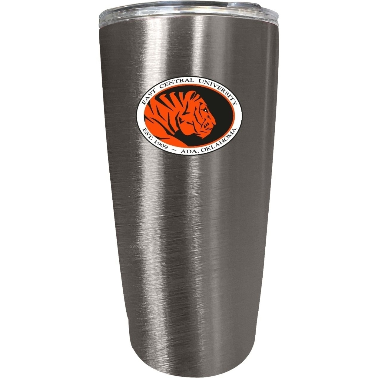 East Central University Tigers 16 Oz Insulated Stainless Steel Tumbler Colorless